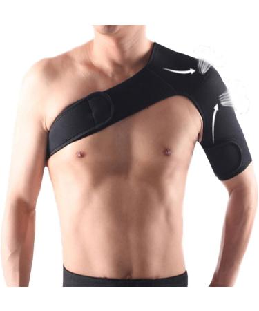 Neoprene Shoulder Support Strap for Injury & Arthritis - Left/Right Gym Sport Brace - Buy Online on GoSupps.com