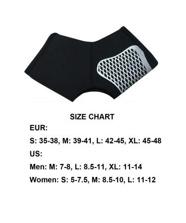 Breathable Neoprene Ankle Brace Sleeve - Anti-Sprain Support for Sports & Pain Relief (1 Pair S) - Perfect for Basketball & Soccer - Buy Online on GoSupps.com