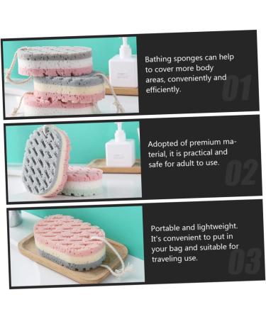 Beaupretty 12 pcs Bath Sponge Set - Premium Bathing Scrubber & Back Massager for Men Women and Kids - Soft Shower Loofah & Cleaning Mittens - Ideal Bath Accessories - Buy Online on GoSupps.com