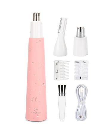 VG VOGCREST Ear and Nose Hair Trimmer for Women & Eyebrow Trimmer for Women, IPX7 Waterproof Rechargeable Nose Trimmer, All in One Painless Hair Trimmer for Eyebrow Nose Ear Face Body
