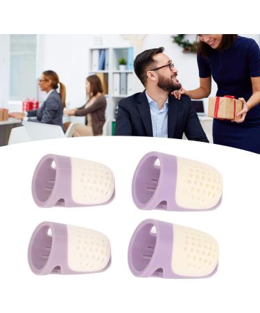 4 Pcs Rubber Finger Tips Guard Anti Slip Rubbers pad Gel Finger Protector Covers Caps Hand Finger Sleeves Protectors for Paper Sorting Page Turning Hand Sewing Money Counting - Buy Online on GoSupps.com