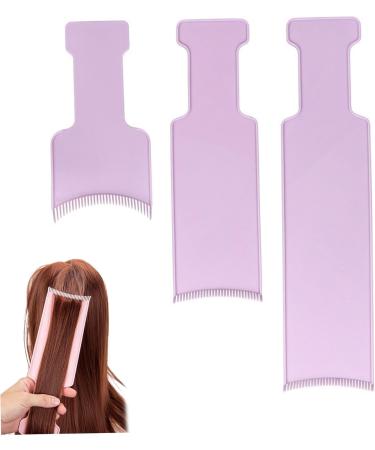 Planche de balayage kit de mise en vidence des cheveux 3 pi ces planche balayage en plastique avec dents peigne en arc kit teinture capillaire largi facile utiliser pour la section l - Buy Online on GoSupps.com
