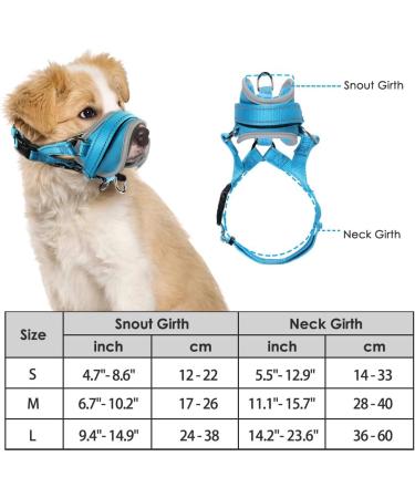 Nasjac Soft Dog Muzzle for Medium Dogs - Adjustable Anti-Bark Solution | Durable & Comfortable for Small & Large Breeds - Buy Online on GoSupps.com