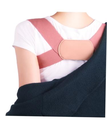 Back Brace Straightener Belt - Electronic Posture Corrector & Anti Hunchback Support Strap - Pink Polyester - Adjustable Comfort for Men & Women - Perfect Posture Trainer 22x14x2cm - Buy Online on GoSupps.com