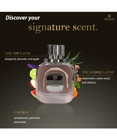 Dumont Scapler Men 3.4 Eau De Parfum - the steady scent an excellent scent for men - Buy Online on GoSupps.com