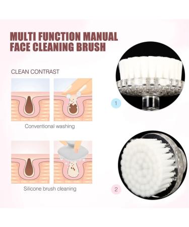 FOMIYES Facial Cleansing Brush - Manual Exfoliator for Deep Clean Blackhead Removal & Radiant Skin - Buy Online on GoSupps.com
