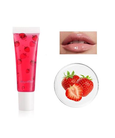 Clear Fruity Lip Oil - Natural Avocado Pineapple Peach Strawberry Grape Cherry Lip Balm for Long-Lasting Moisture | 1 Pack - Buy Online on GoSupps.com