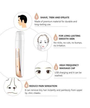 Hair Removal Device Set for Women - Facial Epilator & Body Hair Removal System | Miss White ABS - Buy Online on GoSupps.com