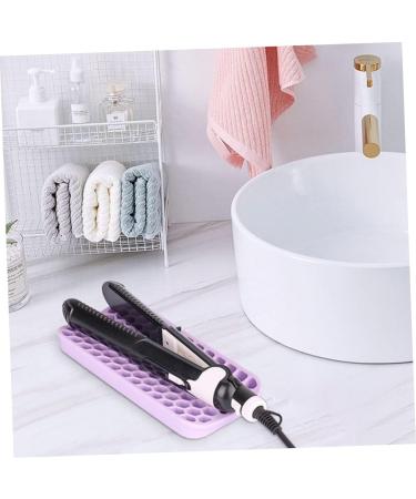 NOLITOY 2pcs Hairdressing Potholder Hair Curlers Silicone Straightener Holders Silicone Mat for Hair Tools - Buy Online on GoSupps.com