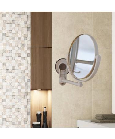 MINIDAHL 3X Bath Mirror Cosmetic Mirror 1X/3X Magnification Suction Cup Adjustable Makeup Mirror Double-Sided Bathroom Mirror - Buy Online on GoSupps.com