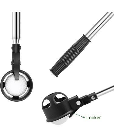 Prowithlin 9ft Stainless Telescopic Golf Ball Retriever w/Pick Up Grabber Claw - Perfect Golf Gift for Men - Buy Online on GoSupps.com