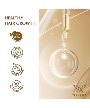 Veganic Hair Growth Serum - Natural Oil for Men & Women | Effective Hair Regrowth Treatment | 30ml Thinning Hair Solution - Buy Online on GoSupps.com