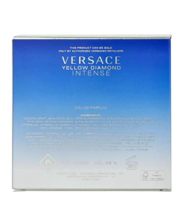 VERSACE Yellow Diamond Intense Eau De Parfum Spray 1.7 Fluid Ounce 1.7 Fl Oz (Pack of 1) - Buy Online on GoSupps.com