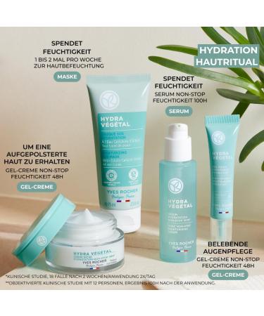Yves Rocher HYDRA V G TAL Eye Care Gel Cream - Moisturizes Reduces Dark Circles & Puffiness | 15ml Tube - International Shipping Available - Buy Online on GoSupps.com