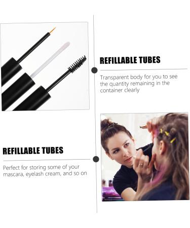 Didiseaon 12 Pcs Eyeliner Eyelash Bottle Makeup Mascara Clear Lip Gloss Mascara Tube Bottles with Wand Plastic 1 g (Pack of 1) As Shownx2pcs - Buy Online on GoSupps.com