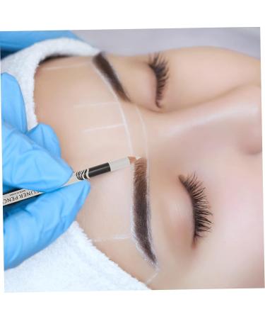 Healeved 12pcs Lying Silkworm Eyeliner Glitter Highlighter Glitter Eyeshadow Gel Eyebrow Ruler White Plastic - Buy Online on GoSupps.com