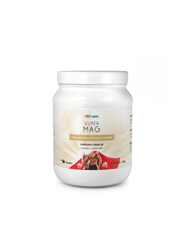 SuperMag YAM Nutrition Magnesium Bisglycinate + Taurine + Vitamin B6 Maximum Bioavailability 250 g Powder