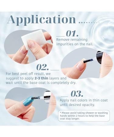 UNT Ready for Takeoff Peelable Base Coat - 0.5 Fl Oz - Water-Based Non-Glue Nail Tape - Buy Online on GoSupps.com