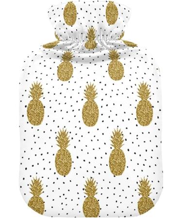 Buy Naanle Gold Glitter Pineapple Water Bottle - 2L Large Hot Water Bottle for Bed & Pain Relief | Perfect Heat & Cold Therapy Solution - Buy Online on GoSupps.com