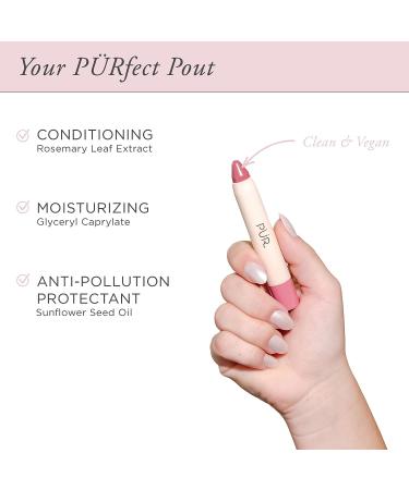 R MINERALS Silky Pout Creamy Lip Chubby Jumbo Lip Pencil with Sunflower Seed Oil - Vegan & Cruelty Free | Rich Lip Color for Beautiful Lips - Buy Online on GoSupps.com