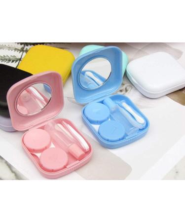 KISEER 6 Pack Colorful Contact Lens Case Travel Kit with Mirror, Bottle, Tweezers - Storage Container for Contacts - Remover Tool Included - Buy Online on GoSupps.com