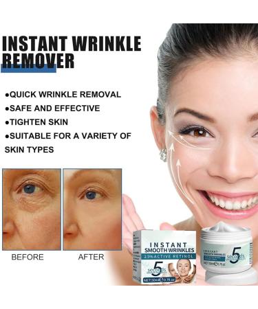  Rakiuty Instant Wrinkle Elimination Cream with Retinol Lifting and Firming Cream Instant Face Lift Cream Anti-Aging and Anti-Wrinkle Day Cream Replenishes Collagen 30ml - Buy Online on GoSupps.com