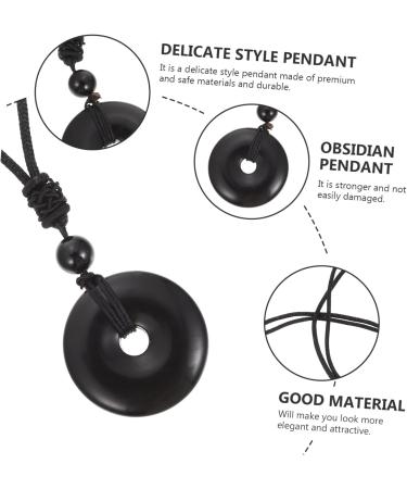 Shop Minkissy 4-Piece Obsidian & Amethyst Necklace Set | Safe Buckle & Festival Accessory - International Shipping - Buy Online on GoSupps.com