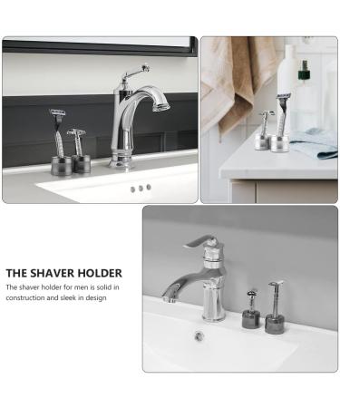 Minkissy Razor Holder Stand for Safety Razors | Electric Nasal Holder for Men | Aluminum Alloy Shaving Stand | Durable & Stylish Design | Perfect for Razors & Shaving Accessories - Buy Online on GoSupps.com