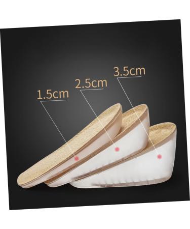 Mobestech 6 Pairs Booster Pad Insoles for Achilles Tendonitis - Height Increasing Heel Lift Pads - Orthopedic Gel Insoles for Men - Buy Online on GoSupps.com