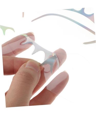 Healeved 6pcs Iridescent Eyeliner Face Decals Eye Liner Eye Stickers Eyeshadow Face Stickers Transfer Glue - Buy Online on GoSupps.com