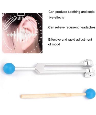 136.1 Hz Low-Frequency Aluminum Alloy C Tuning Fork with Hammer | Ideal for Body & Mind Cleansing - International Shipping - Buy Online on GoSupps.com