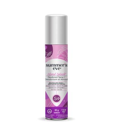 Summer's Eve Deodorant Spray Island Splash Scent 63 g (Pack of 1)