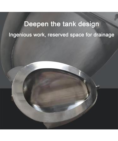 Wall-Mounted Commercial Flushing urinals Men's Public Toilet Stainless Steel urinals Household Bathroom Urinal Funnel Toilet Used in Bars Hotels Schools Small Drainag - Buy Online on GoSupps.com