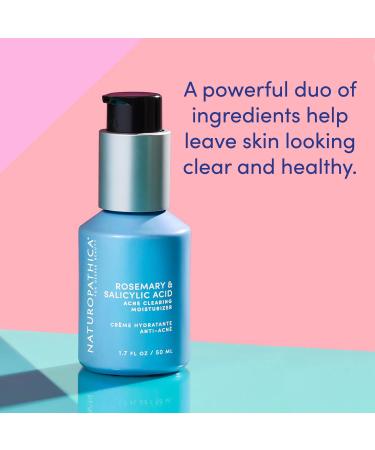 Naturopathica Rosemary & Salicylic Acid Acne Clearing Moisturizer - 1.7 oz - For Oily, Blemish-Prone Skin - Buy Online on GoSupps.com