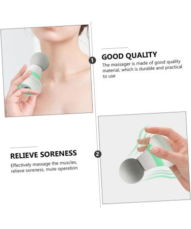 Frcolor Portable Mini Muscle Massage Device - Electrical Fascia Massager for Body | International Shipping | Compact 11.5x7.5cm Green Tool - Buy Online on GoSupps.com