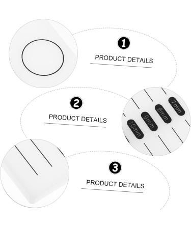 minkissy 1pc Eyelash Spacer Eyelash Plate Eyelash Gasket Eyelash Supplies Glass Stand Eye Lash Eyelash Grafting Accessory Eyelash Board Lash Grafting Gasket Epoxy Accessories Extend Tray - Buy Online on GoSupps.com
