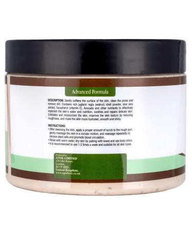 Agor Shea Butter Body Hand & Feet Scrub - 300g | Natural Moisturizing Exfoliant for All Skin Types | International Shipping Available - Buy Online on GoSupps.com