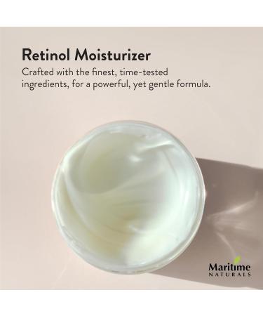 Maritime Naturals Retinol Moisturizer Professional Grade Face Moisturizer with Hyaluronic Acid & Vitamin E Face Cream for Women and Men Organic Ingredients Born in Nova Scotia Canada (2 Pack 2 x 120 ml Total 240 ml) 60 ml (Pack of 2) - Buy Online on GoSupps.com