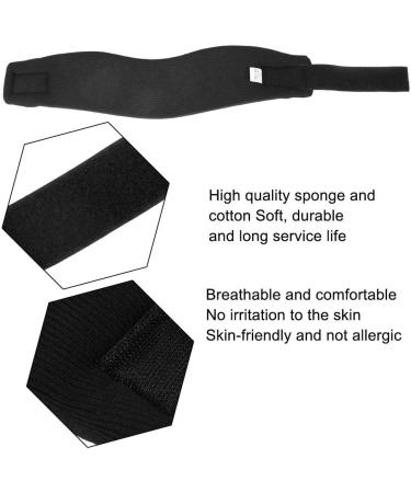 Junlucki Neck Brace - Black Sponge Neck Support for Sports & Sleeping | International Shipping Available - Buy Online on GoSupps.com