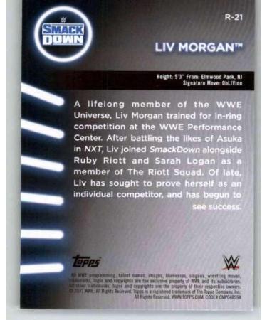 2021 Topps WWE Women's Division R-21 Liv Morgan Wrestling Trading Card - Buy Online on GoSupps.com