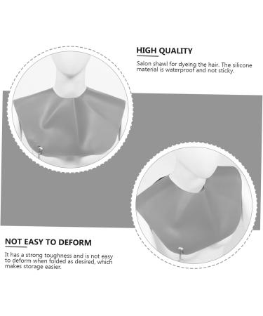 1pc Silicone Hairdressing Shawl - Haircut Cape & Neck Cover for Barbershop & Salon - Durable Hair Cutting Pad & Cloak - Buy Online on GoSupps.com
