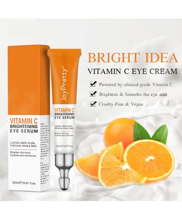 Cynamus Eye Cream - Natural Vitamin C Brightening & Anti-Aging for Dark Circles Fine Lines & Wrinkles | 20ml - Buy Online on GoSupps.com