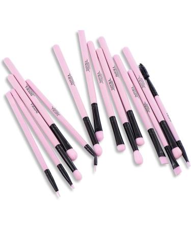 14-Piece Eye Makeup Brush Set - Eyeshadow, Blending, Brow, Eyeliner Brushes & More - Buy Online on GoSupps.com