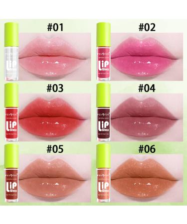 Buy 6 Colors Lip Oil Gloss | Hydrating & Plumping Lip Makeup Non-Sticky Shine - Free International Shipping - Buy Online on GoSupps.com