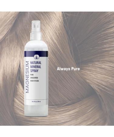 Pure Original Ingredients Magnesium Oil Spray (8 fl oz) Pure & Unscented Made in USA 8 Fl Oz (Pack of 1) - Buy Online on GoSupps.com