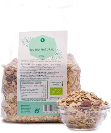  Planeta Huerto Vegetable Planet | Natural Muesli ECO 500g | Organic Organic | Crispy Snack for Demunition Tea Treats or Healthy Brunches - Buy Online on GoSupps.com
