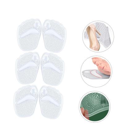 FRCOLOR 3 Pairs Non-Slip Silicone Massage Insoles | High Heel Cushion Pads & Forefoot Support - Comfort for International Shipping - Buy Online on GoSupps.com