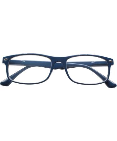 TBOC +2.50 Reading Glasses for Men & Women - Stylish Blue Reading Aid for Presbyopia Seniors & PC Use (1 Pack) - Buy Online on GoSupps.com