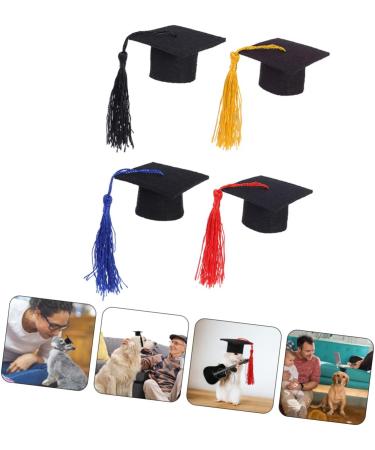 Balacoo 8 Pcs Pet Graduation Cap Bunny Costume Pet Grad Costume Mini Rabbit Graduation Cap Clothing Props 5.5X5.5X3.5CMx2pcs As Shownx2pcs - Buy Online on GoSupps.com