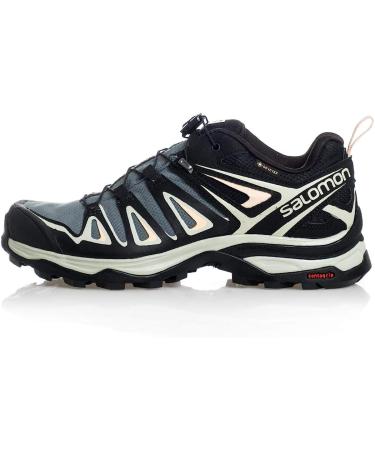 Salomon Women's X Ultra 3 Gore-Tex Hiking Shoes - Balsam Green/Mineral Gray/Bellini - Size 10.5 - Buy Online on GoSupps.com